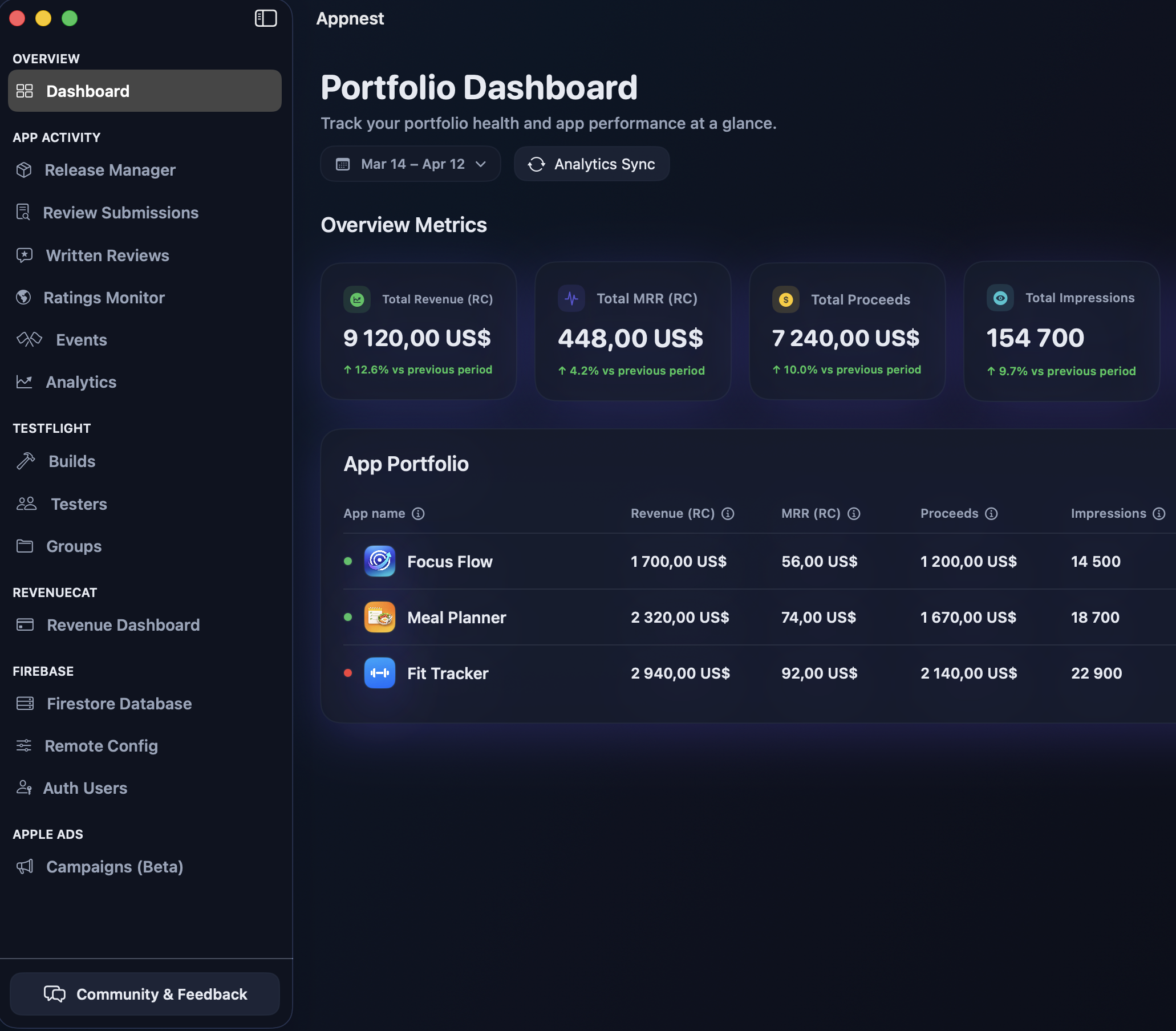 Appnest: App Ops screenshot