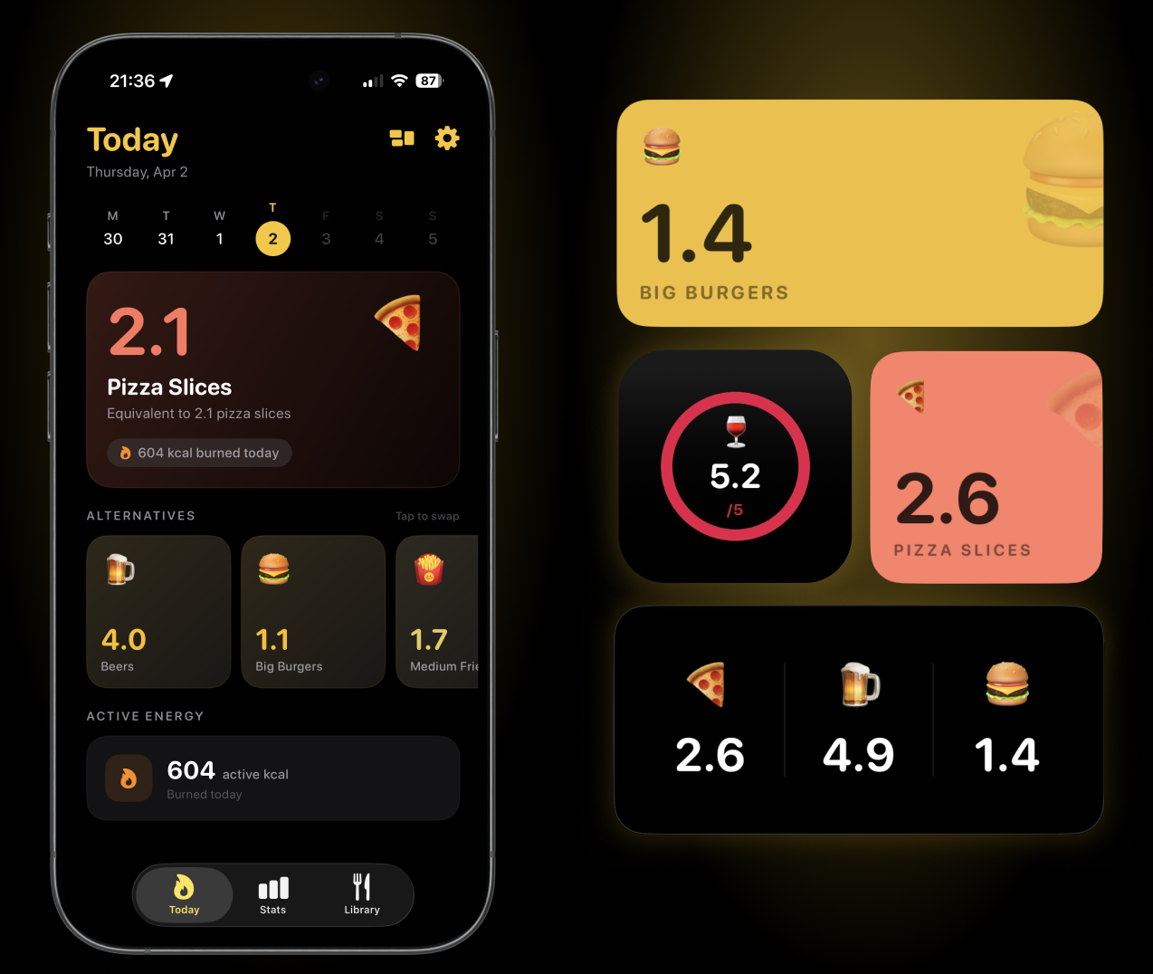 Bites: Calories to Food screenshot